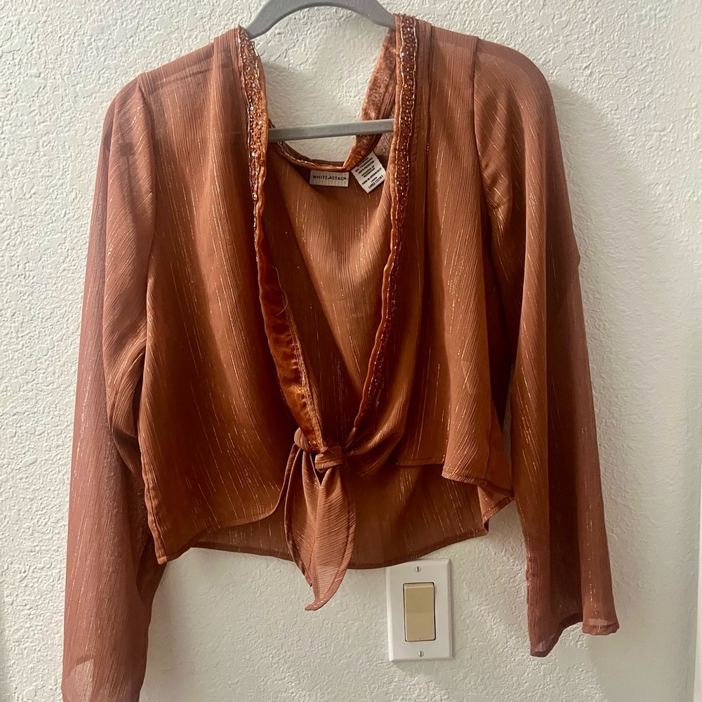 White Stag Elegant Brown Women's Top